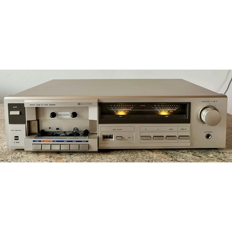 DUAL Stereo Kassette Deck, Tapedeck, Kassettenrekorder, DUAL C806