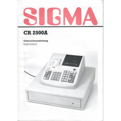 Registrierkasse - SIGMA CR2500A Bedienung