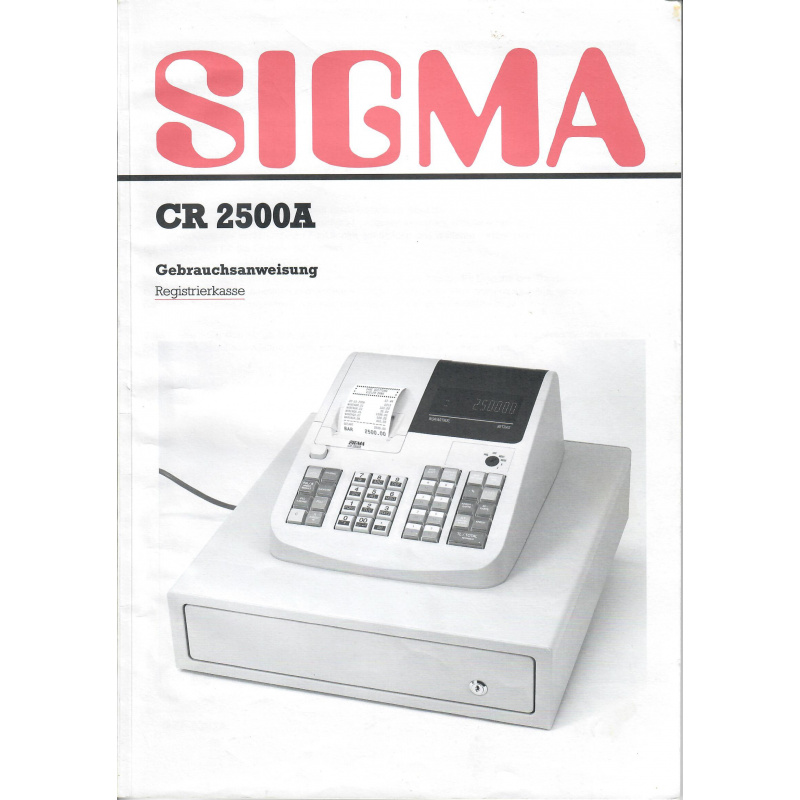 Registrierkasse - SIGMA CR2500A Bedienung