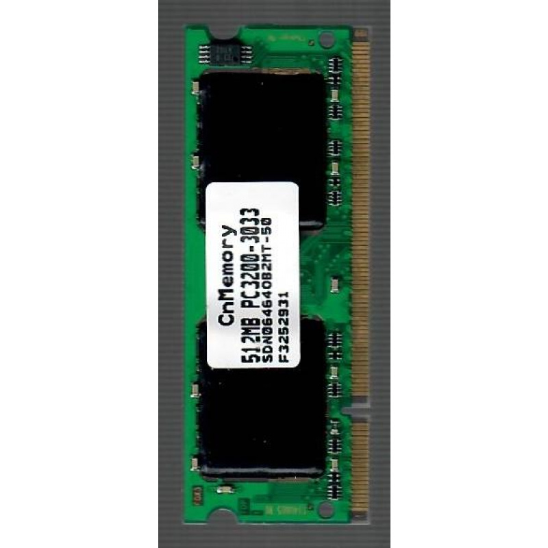 cnmemory 512mb pc3200-3033 SDN064640B2MT-50 F3252931 Arbeitsspeicher